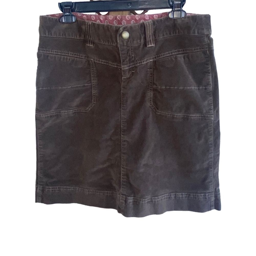 Athleta velvety green skirt. Brown. Size 10